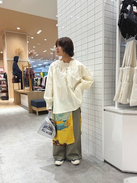 「骨格ナチュラル」｜J  U R  Iさん（骨格ストレート・レディース・156cm）の春コーディネート