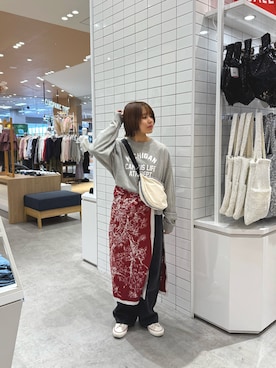 「CIAOPANIC TYPY（チャオパニックティピー）のアイテム（財布/小物）」を使った、J  U R  Iさん（レディース・156cm）の春コーディネート