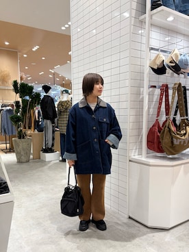 「CIAOPANIC TYPY（チャオパニックティピー）のアイテム（その他アウター）」を使った、J  U R  Iさん（レディース・156cm）の秋コーディネート