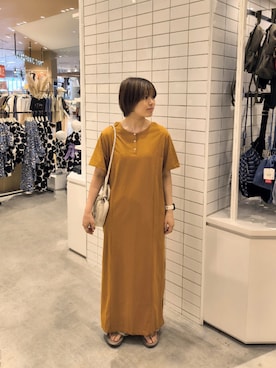 「CIAOPANIC TYPY（チャオパニックティピー）のアイテム（ワンピース/ドレス）」を使った、J  U R  Iさん（レディース・156cm）の夏コーディネート