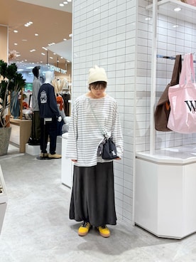 「DOD（ディーオーディー）のアイテム」を使った、J  U R  Iさん（レディース・156cm）の秋コーディネート