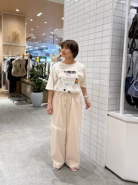 「HELLO.SANFRANCISCO（ハローサンフランシスコ）のアイテム」を使った、J  U R  Iさん（骨格ストレート・レディース・156cm）の夏コーディネート