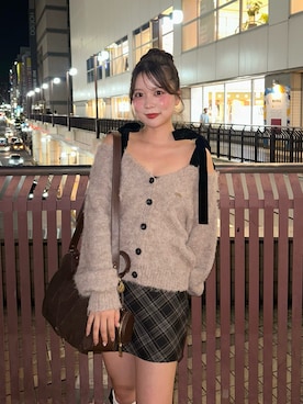 「ニットカーディガン」｜viiivii87さん（レディース・160cm）の秋コーディネート