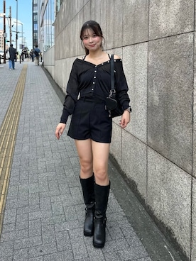 「ロングブーツ」｜viiivii87さん（レディース・160cm）の秋コーディネート