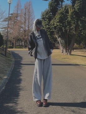 「PAGEBOY（ページボーイ）のアイテム（ジャケット/アウター）」を使った、yuzunzunoftさん（レディース・165cm）の春コーディネート