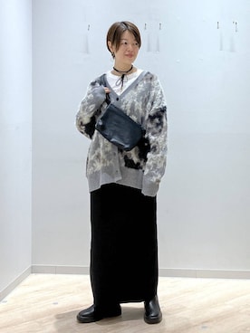 「アイテム（チョーカー）」を使った、miinoさん（レディース・152cm・40代）の冬コーディネート