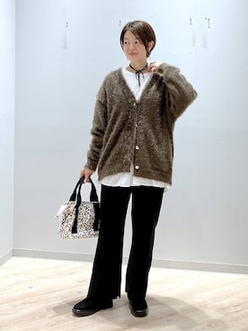 「アイテム（チョーカー）」を使った、miinoさん（レディース・152cm・40代）の秋コーディネート