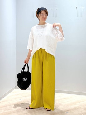 「アイテム（カチューシャ）」を使った、miinoさん（レディース・152cm・40代）の夏コーディネート