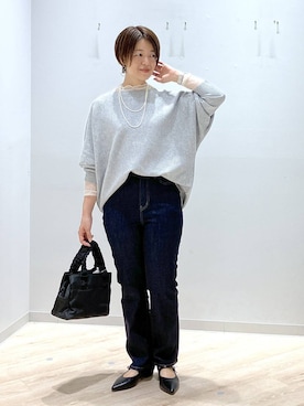 「アイテム（パンプス）」を使った、miinoさん（レディース・152cm・40代）の秋コーディネート