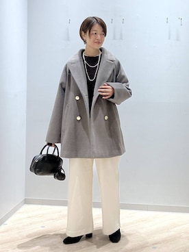 「アイテム（シューズ）」を使った、miinoさん（レディース・152cm・40代）の秋コーディネート