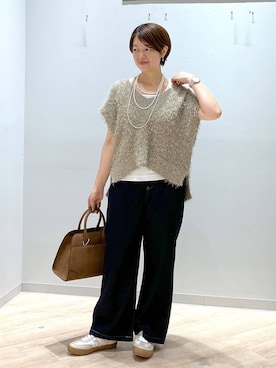 「アイテム（パンツ）」を使った、miinoさん（レディース・152cm・40代）の秋コーディネート