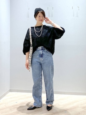 「アイテム（パンプス）」を使った、miinoさん（レディース・152cm・40代）の秋コーディネート
