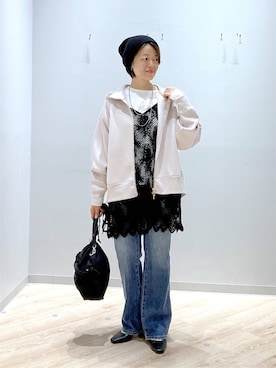 「GLOBAL WORK（グローバルワーク）のアイテム（パンプス）」を使った、miinoさん（レディース・152cm）の秋コーディネート