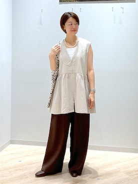 「アイテム（シューズ）」を使った、miinoさん（レディース・152cm・40代）の秋コーディネート