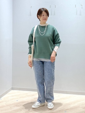「アイテム（パンツ）」を使った、miinoさん（レディース・152cm・40代）の秋コーディネート