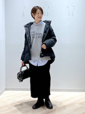 「アイテム（ハンドバッグ）」を使った、miinoさん（レディース・152cm・40代）の冬コーディネート