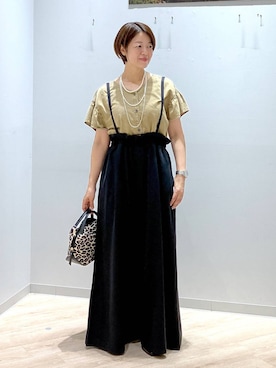 「アイテム（トップス）」を使った、miinoさん（レディース・152cm・40代）の夏コーディネート