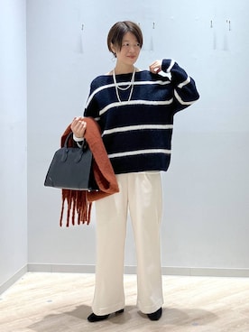 「GLOBAL WORK（グローバルワーク）のアイテム」を使った、miinoさん（レディース・152cm・40代）の秋コーディネート