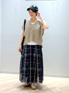 「アイテム（バッグ）」を使った、miinoさん（レディース・152cm・40代）の夏コーディネート