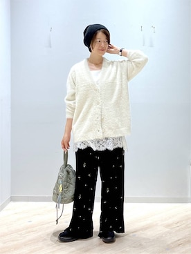「GLOBAL WORK（グローバルワーク）のエアかる晴雨兼用ブーツ/1055021（ブーツ、ブラック系）」を使った、miinoさん（レディース・152cm）の秋コーディネート