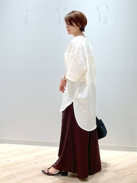 「アイテム（アクセサリー）」を使った、miinoさん（レディース・152cm・40代）の夏コーディネート