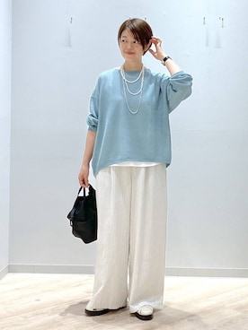 「GLOBAL WORK（グローバルワーク）のアイテム（シューズ）」を使った、miinoさん（レディース・152cm）の春コーディネート