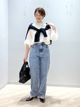 「アイテム（シューズ）」を使った、miinoさん（レディース・152cm・40代）の秋コーディネート