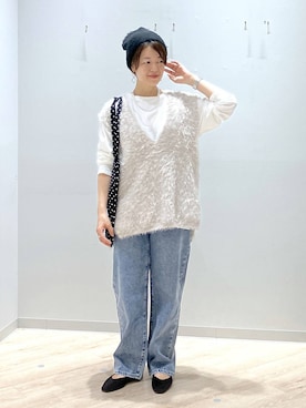 「アイテム（パンプス）」を使った、miinoさん（レディース・152cm・40代）の秋コーディネート