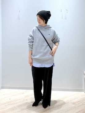 「GLOBAL WORK（グローバルワーク）のアイテム（パンプス）」を使った、miinoさん（レディース・152cm）の秋コーディネート