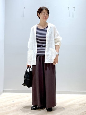 「GLOBAL WORK（グローバルワーク）のアイテム（シューズ）」を使った、miinoさん（レディース・152cm）の春コーディネート