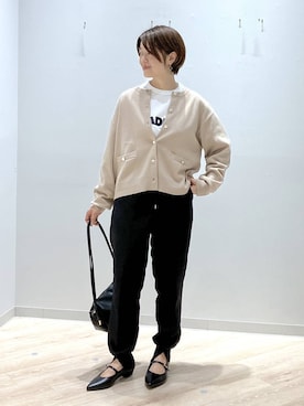 「アイテム（パンプス）」を使った、miinoさん（レディース・152cm・40代）の秋コーディネート