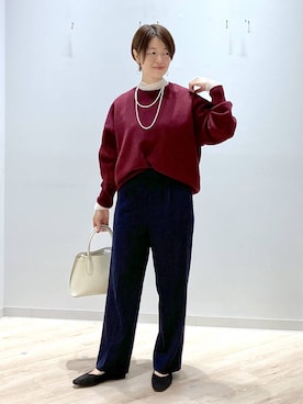 「アイテム（パンプス）」を使った、miinoさん（レディース・152cm・40代）の秋コーディネート
