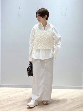 「GLOBAL WORK（グローバルワーク）のアイテム（バッグ）」を使った、miinoさん（レディース・152cm）の春コーディネート