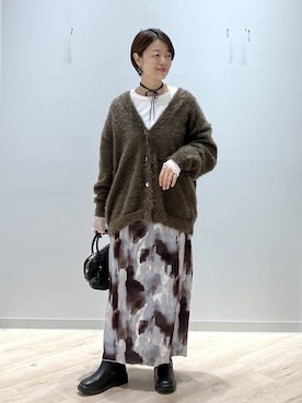 「GLOBAL WORK（グローバルワーク）のアイテム（トップス）」を使った、miinoさん（レディース・152cm）の冬コーディネート