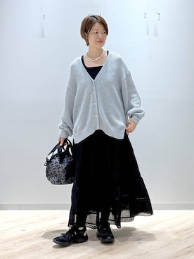 「GLOBAL WORK（グローバルワーク）のアイテム（トップス）」を使った、miinoさん（レディース・152cm）の春コーディネート