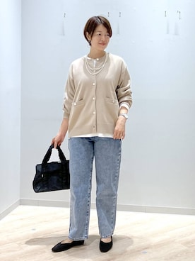 「アイテム（パンツ）」を使った、miinoさん（レディース・152cm・40代）の秋コーディネート