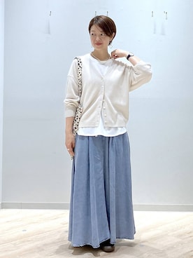 「GLOBAL WORK（グローバルワーク）のエアかるクラシックスニーカー/135751（スニーカー、ブラック系）」を使った、miinoさん（レディース・152cm）の春コーディネート