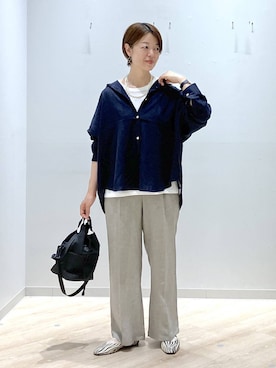 「GLOBAL WORK（グローバルワーク）のアイテム（シューズ）」を使った、miinoさん（レディース・152cm）の春コーディネート