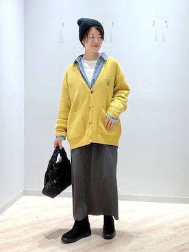 「アイテム（帽子）」を使った、miinoさん（レディース・152cm・40代）の秋コーディネート