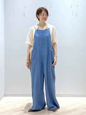 「GLOBAL WORK（グローバルワーク）のらくっションポインテッドバブーシュ/282406（パンプス、その他）」を使った、miinoさん（レディース・152cm）の春コーディネート