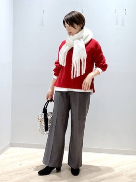 「GLOBAL WORK（グローバルワーク）のアイテム」を使った、miinoさん（レディース・152cm・40代）の秋コーディネート