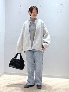 「GLOBAL WORK（グローバルワーク）のアイテム」を使った、miinoさん（レディース・152cm・40代）の秋コーディネート