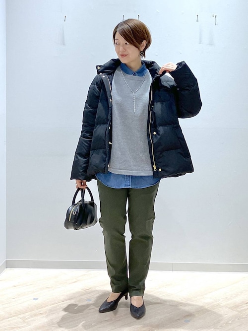 セール】ウツクシルエット撥水ダウンブルゾン/497167（ダウン