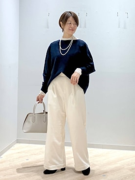 「アイテム（バッグ）」を使った、miinoさん（レディース・152cm・40代）の秋コーディネート