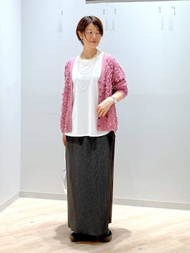 「GLOBAL WORK（グローバルワーク）のエアかるクラシックスニーカー/135751（スニーカー）」を使った、miinoさん（レディース・152cm・40代）の秋コーディネート