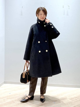 「アイテム（パンプス）」を使った、miinoさん（レディース・152cm・40代）の秋コーディネート