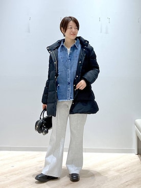 「GLOBAL WORK（グローバルワーク）のアイテム（シューズ）」を使った、miinoさん（レディース・152cm）の冬コーディネート