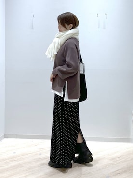 「GLOBAL WORK（グローバルワーク）のアイテム」を使った、miinoさん（レディース・152cm・40代）の秋コーディネート