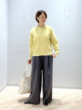 「GLOBAL WORK（グローバルワーク）のアイテム（パンプス）」を使った、miinoさん（レディース・152cm）の秋コーディネート
