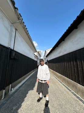 「coca（coca）（コカ）のアイテム」を使った、ysk.さん（メンズ・170cm）の秋コーディネート